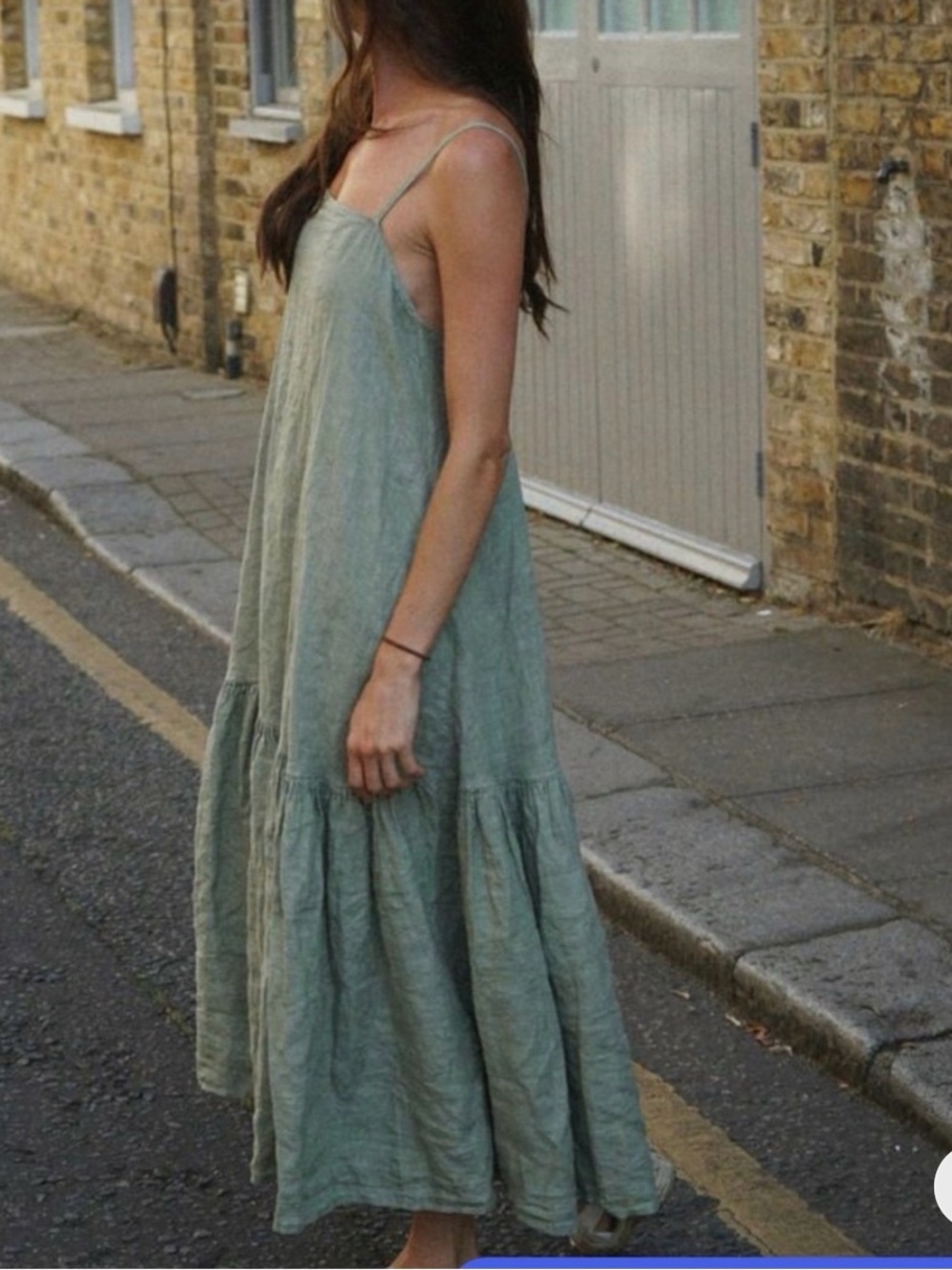 Beechwood Baby Pulgia Dress Sage Green OS